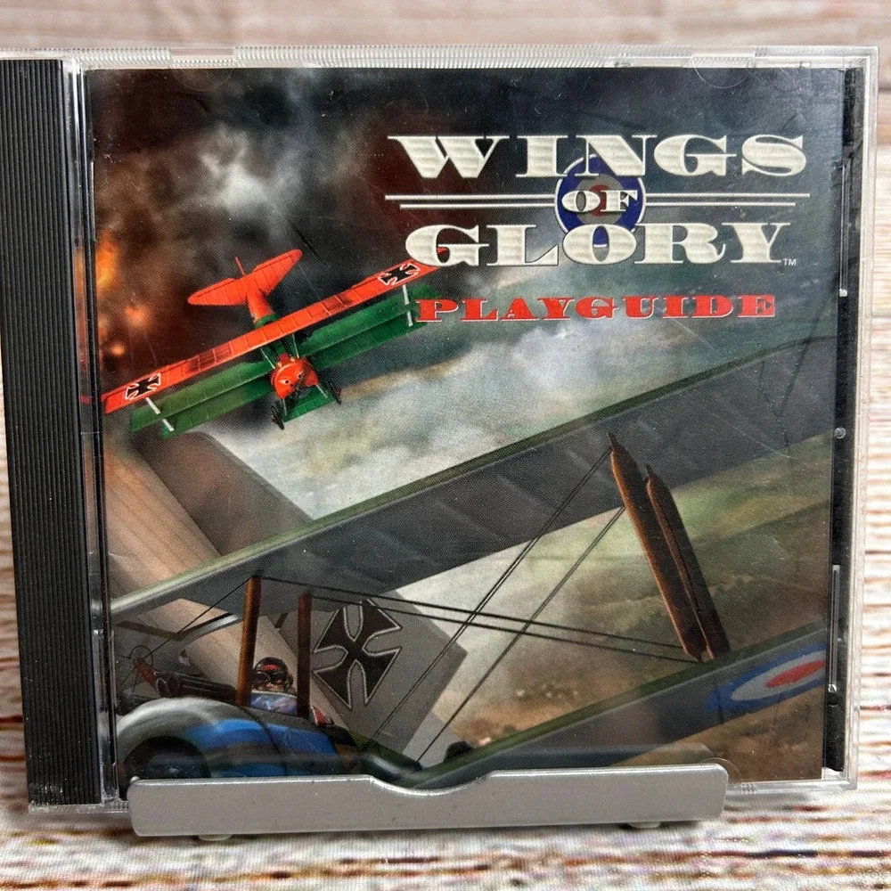 Wings of Glory PC CD-ROM 1994 Origin Systems WWI Flight Simulator with Playguide